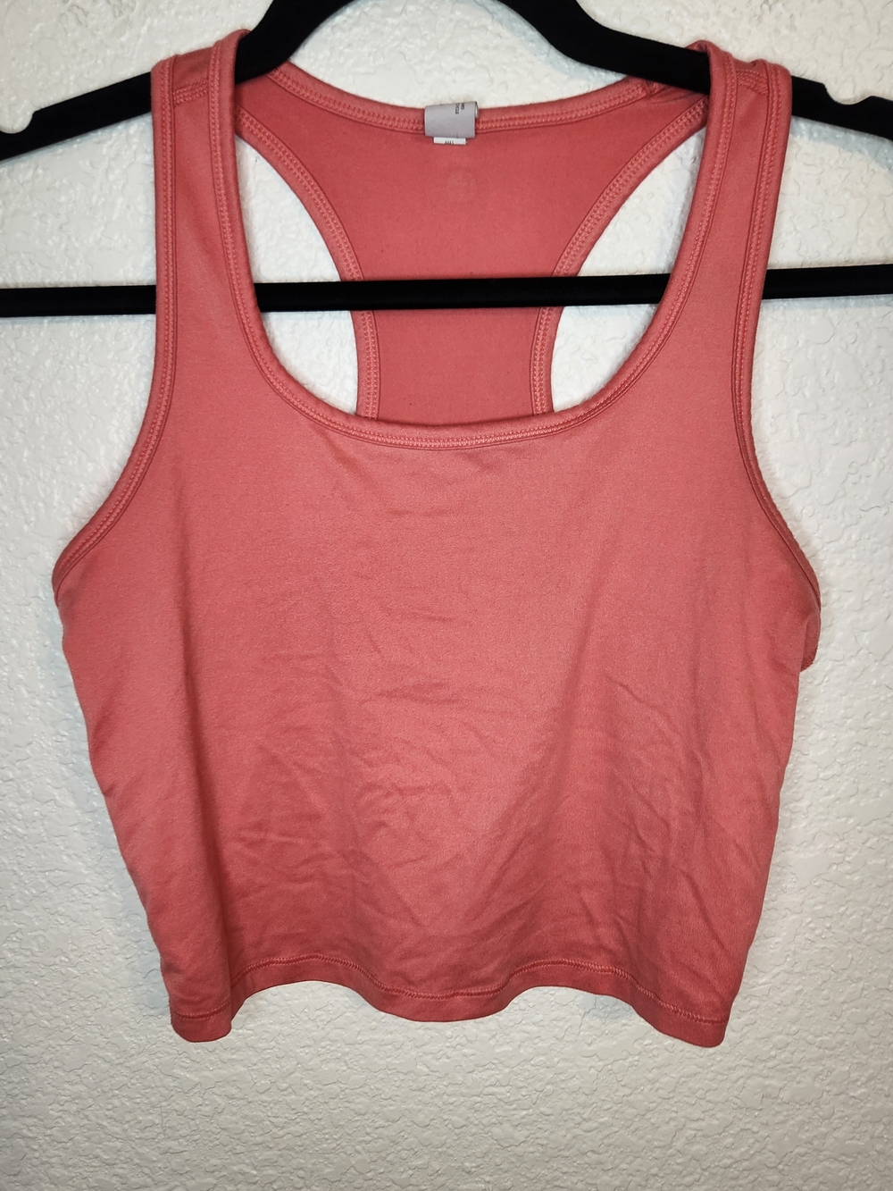 90 degrees size xs Soft coral pink racerback crop tank